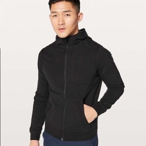 Lululemon City Sweat Zip Hoodie Black Mens Size Medium